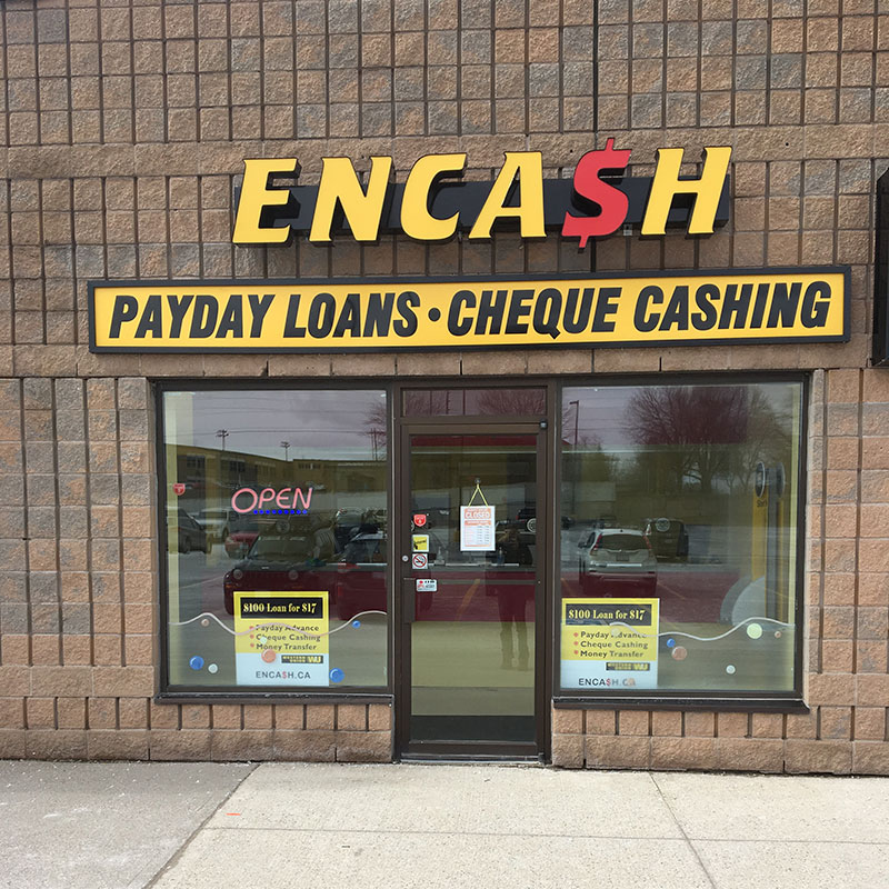 Exterior photo of Encash
